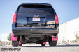 2015 Chevy Tahoe Ft. Rokblokz Mud Flaps in Pink - Rear view