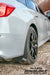 11th Gen  Honda Civic FT. Rokblokz Rally Mud Flaps in Black - Rear
