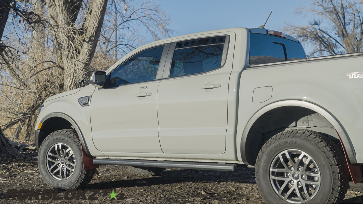 2019 Ford Ranger Featuring Rokblokz Single Row Window Vent - 1