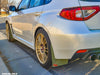 08-14 STI Hatch featuring Rokblokz Rally style Mud flaps in Olive Drab/red logo Original