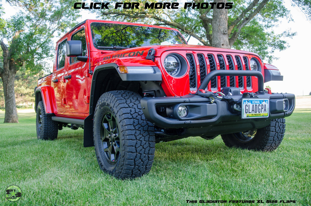 Jeep Gladiator (JT) 2020+ Mud Flaps - FRONT ONLY