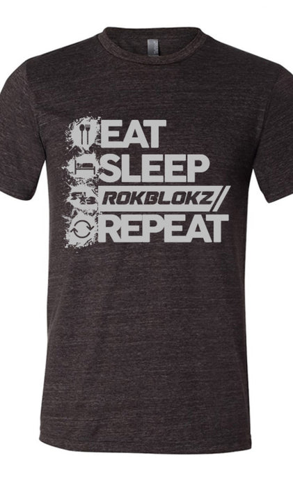 Rokblokz EAT SLEEP REPEAT T-Shirt
