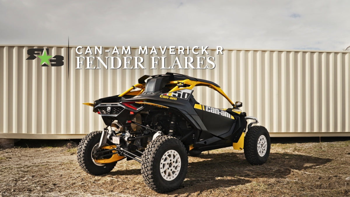 Can-Am Maverick R Fender Flares and Mud Flaps
