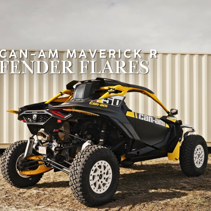 Can-Am Maverick R Fender Flares and Mud Flaps