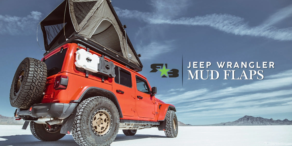 Jeep Wrangler Mud Flaps — Quick Release & Trail-Ready | RokBlokz