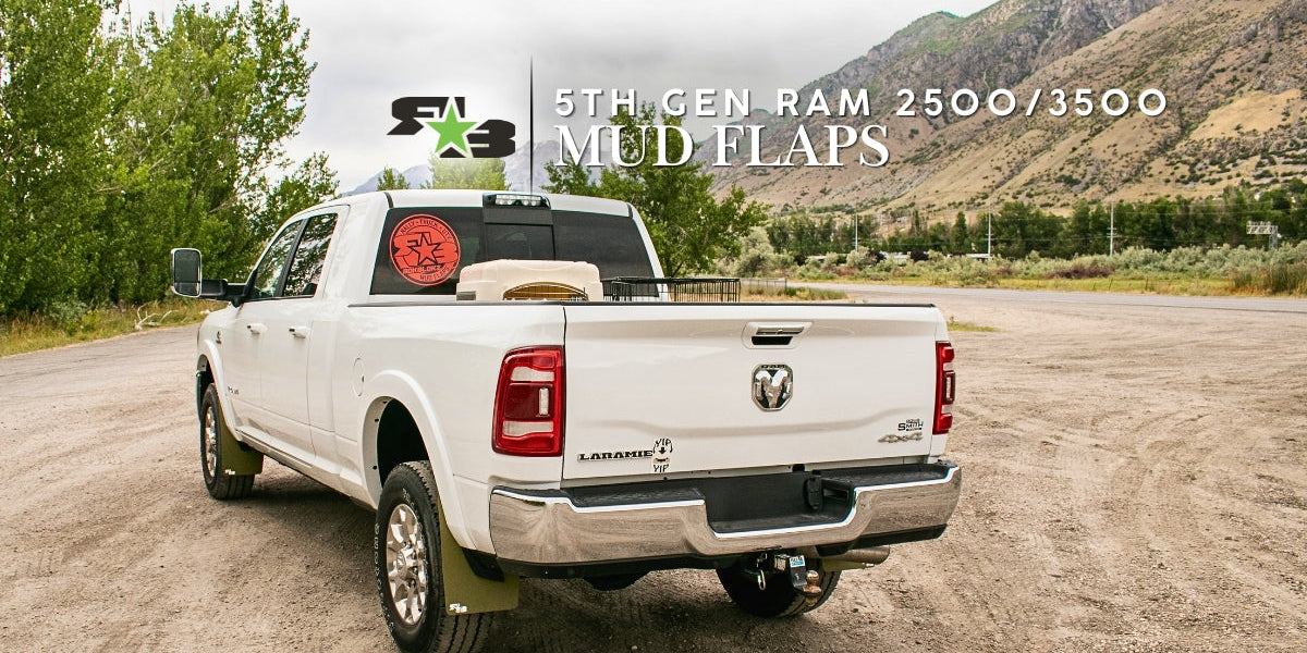 Ram 2500 & 3500 Mud Flaps — 5th Gen Protection | RokBlokz