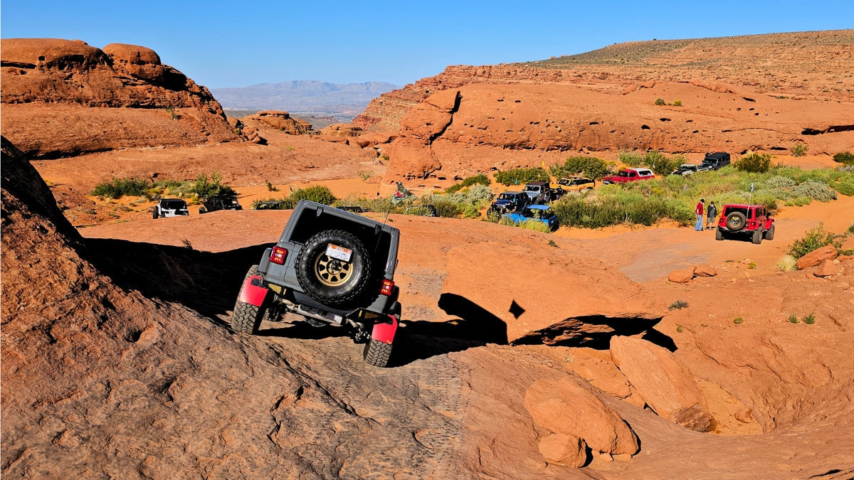 Trail Hero Jeep with RokBlokz Mud Flaps