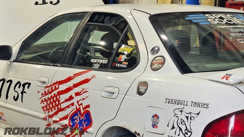 00 Nissan Sentra featuring Rokblokz Window Vents - Main