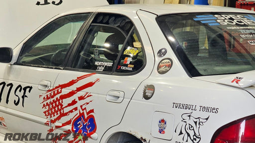 00 Nissan Sentra featuring Rokblokz Window Vents - Main