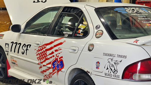 00 Nissan Sentra Featuring Rokblokz Window Vents 