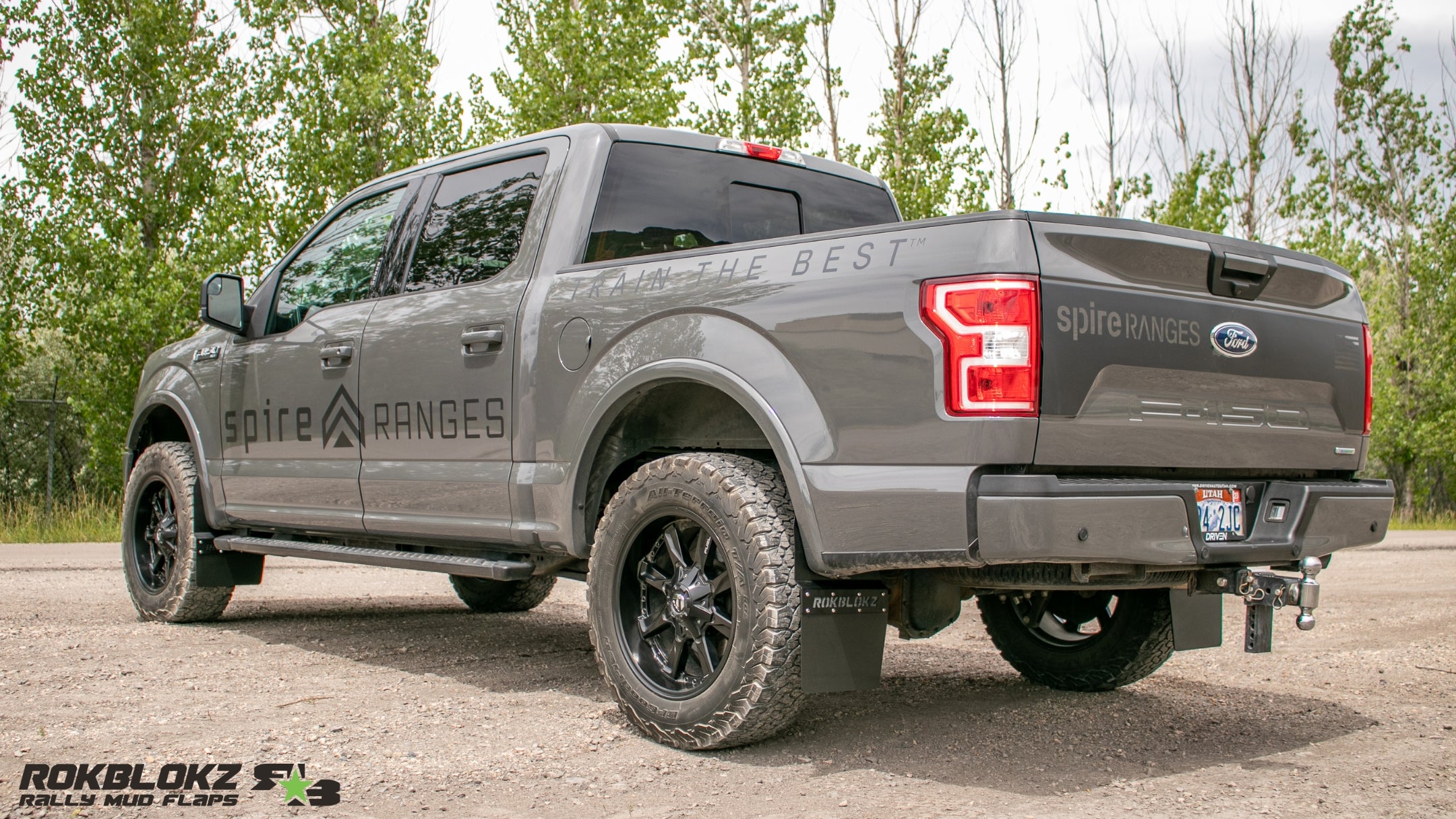 Ford F-150 2015-2020 Step Back Mud Flaps — RokBlokz