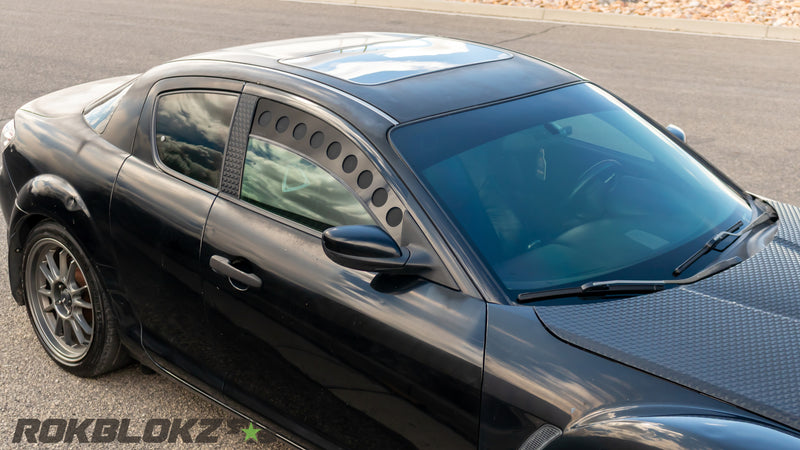 2010 Mazda Rx-8 Featuring Rokblokz Window Vents - Main