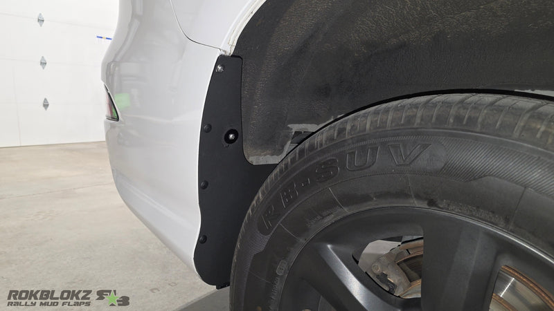 Lexus GX 460 rear mud flap delete installed in wheel well