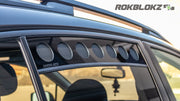 13-17 Subaru Crossrek featuring Rokblokz Window vents - up close 3