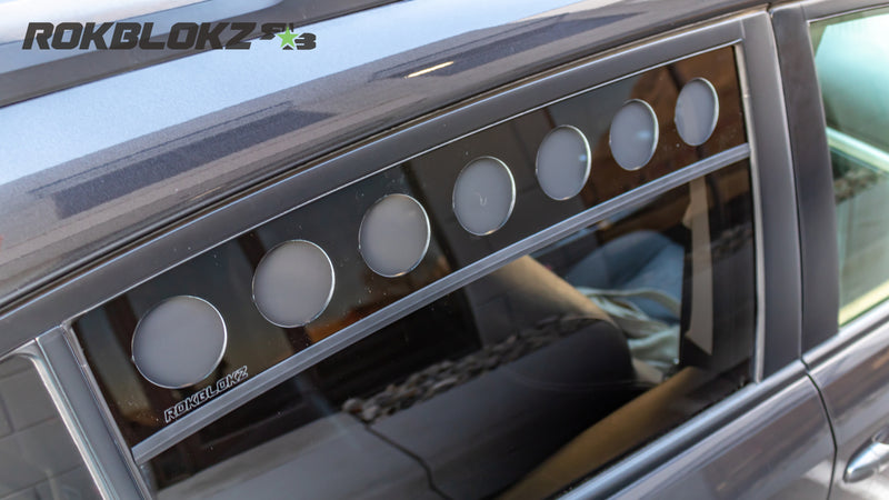 13-17 Subaru Crossrek featuring Rokblokz Window vents - up close 2