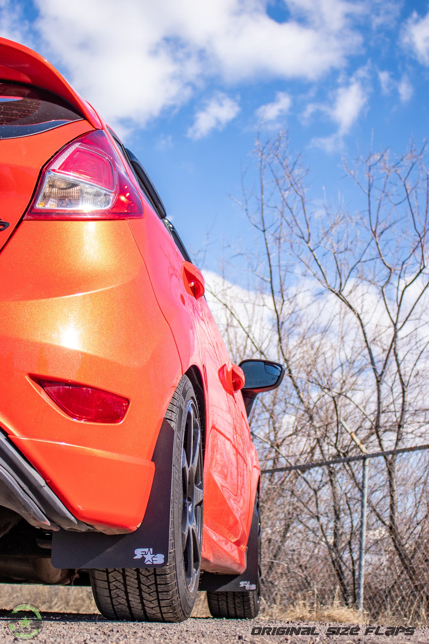 Ford Fiesta ST (6th Gen) 2014-2019 Rally Mud Flaps — RokBlokz