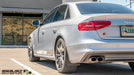 2015 Audi S4 Sedan Featuring Rokblokz Splash Guards in Black - driver side