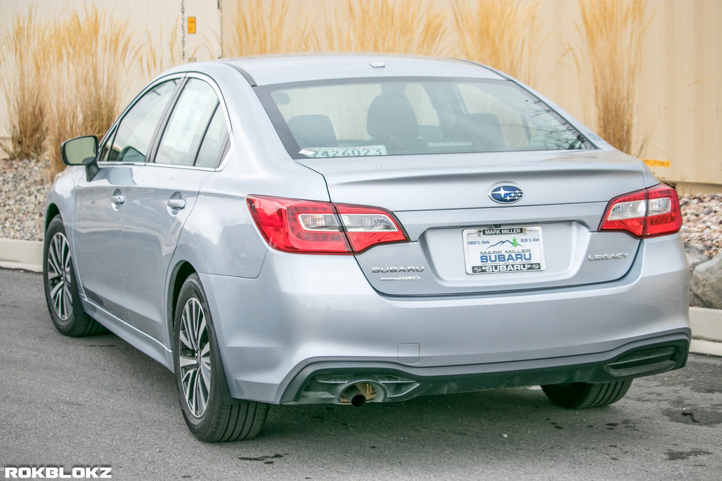 15-19 Subaru Legacy featuring Rokblokz Splash Guards in Black