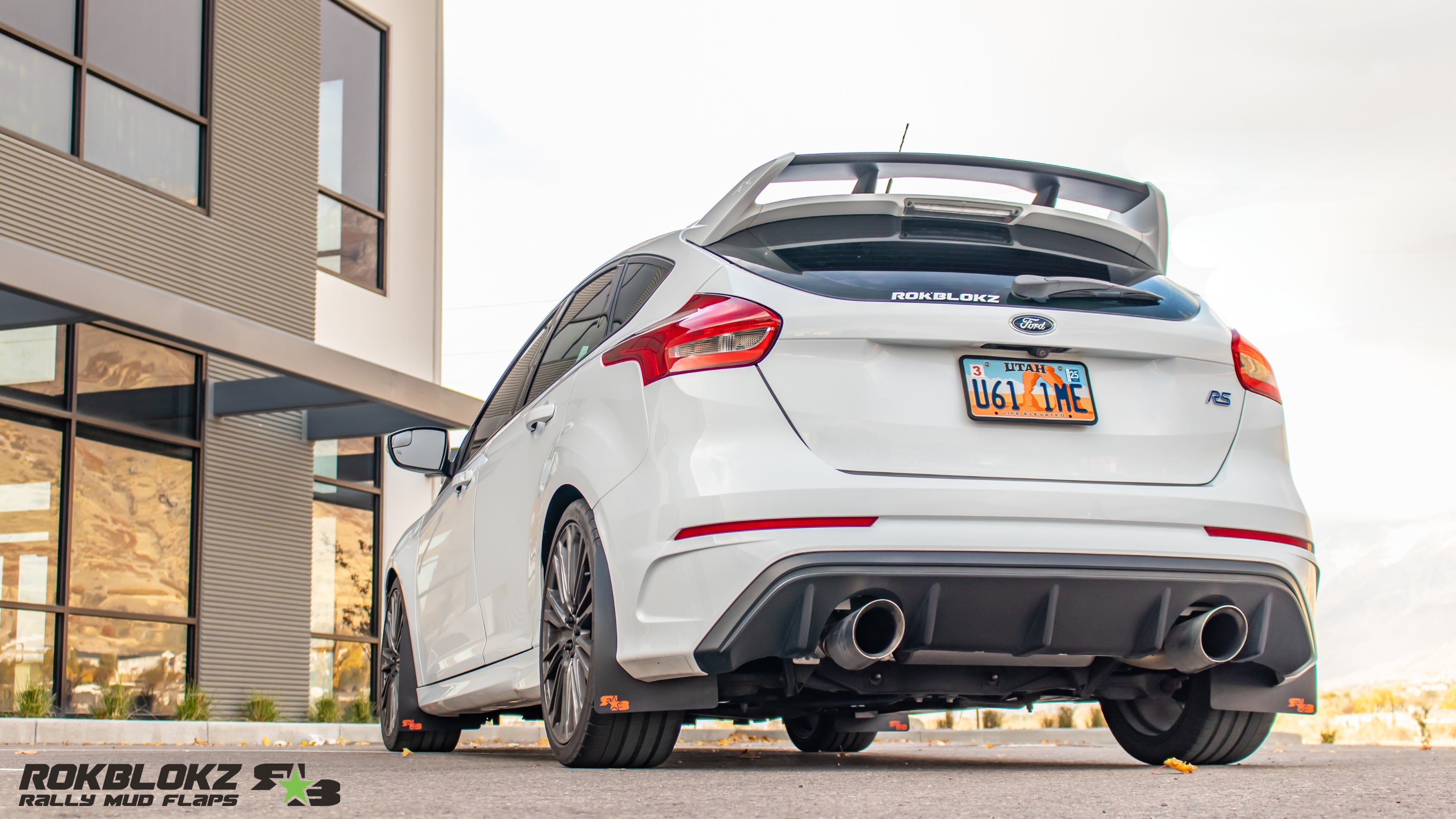 Ford Focus SE, ST, RS 2012-2019 Rally Mud Flaps — RokBlokz