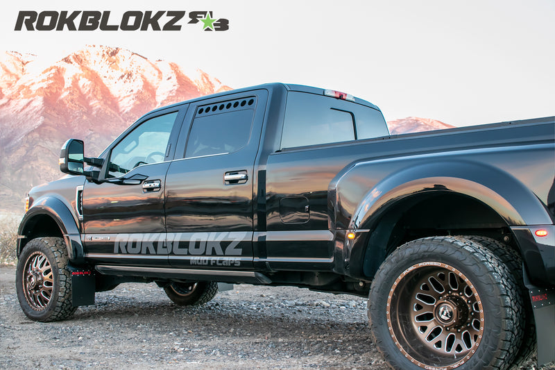 2017 Ford F-450 Featuring Rokblokz Window Vents - Single Row.5