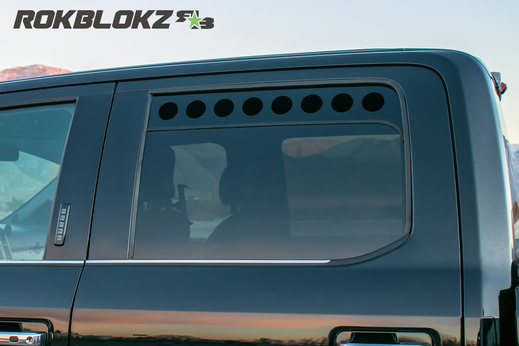 2017 Ford F-450 Featuring Rokblokz Window Vents - Single Row.3