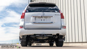 Rear view of Lexus GX 460 with Rokblokz mud flaps installed