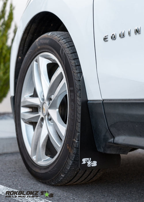 2020 Chevrolet Equinox Featuring Rokblokz Rally Mud Flaps - front flap