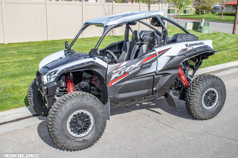 2020+ Kawasaki KRX 1000 FT. Rokblokz UTV Fender Kit, and mud flaps - Main