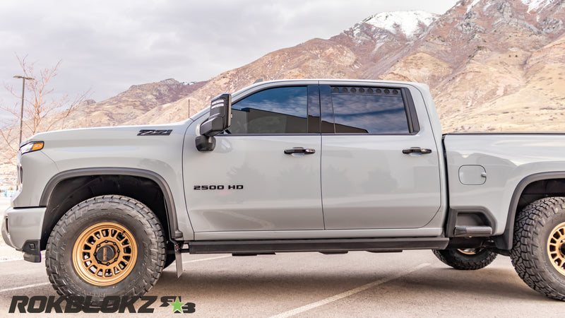 2020+ Chevrolet Silverado 2500 HD Featuring Rokblokz Window Vents - 2