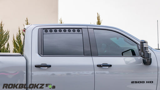 2020+ Chevrolet Silverado 2500 HD Featuring Rokblokz Window Vents - Main