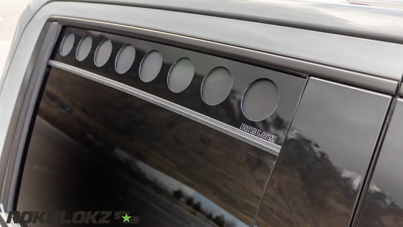 2020+ Chevrolet Silverado 2500 HD Featuring Rokblokz Window Vents - up close