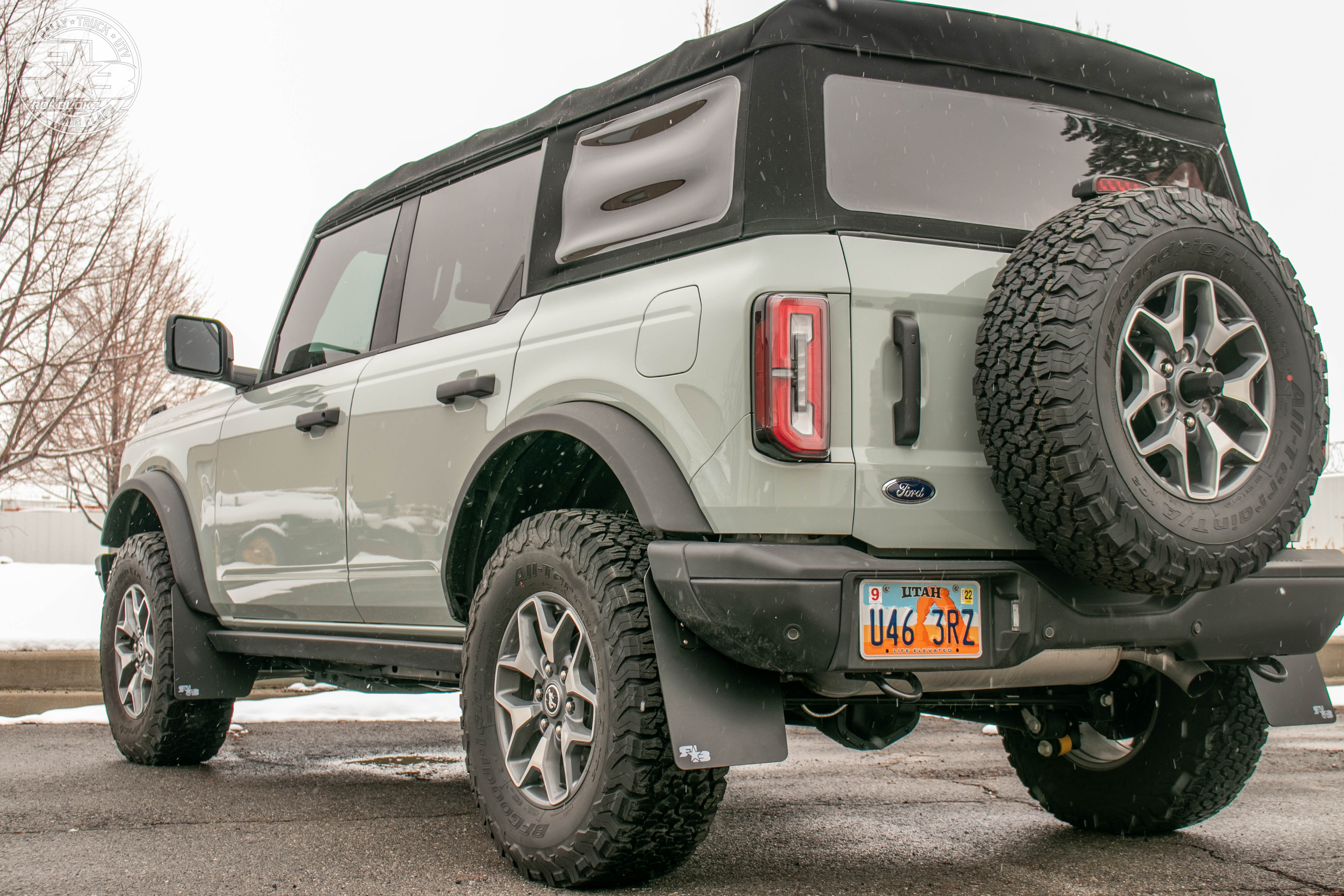 Ford Bronco Mud Flaps 2021+ - Quick Release - ORIGINAL SIZE — RokBlokz