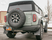 2021 Bronco Badlands ft Rokblokz Original Mud flaps - rear 3/4 view