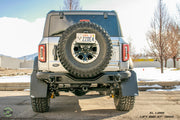 2021 Bronco Badlands ft Rokblokz XL LONG Mud flaps - rear view