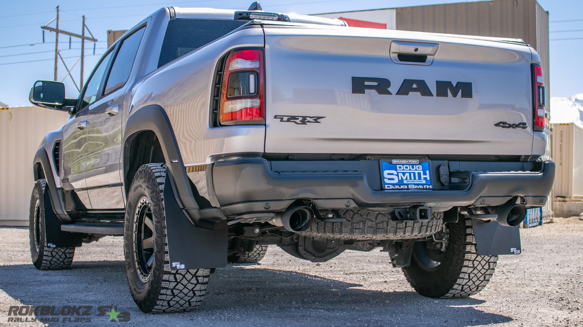 Ram 1500 TRX 2021-2024 / RHO 2025+ Mud Flaps — RokBlokz