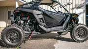 2022 Polaris RZR Pro R FT. Rokblokz Trailing Arm Replacment Flaps for OEM Bracket - whole machine view