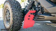 2022 Polaris RZR Pro R FT. Rokblokz Trailing Arm Replacment Flaps for OEM Bracket - Front view 1