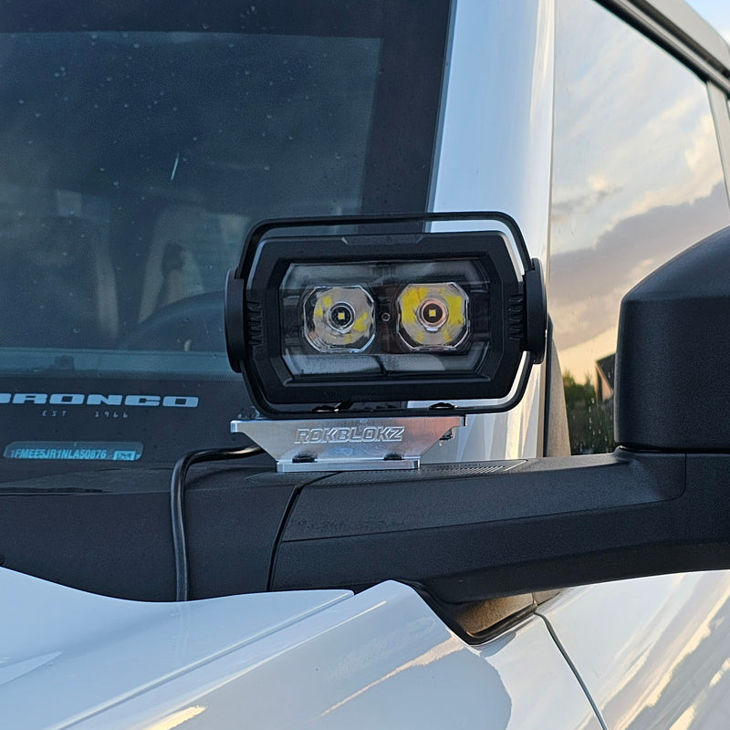 A-Pillar Light mount for 2021+ Ford Bronco & 2022+ Bronco Raptor