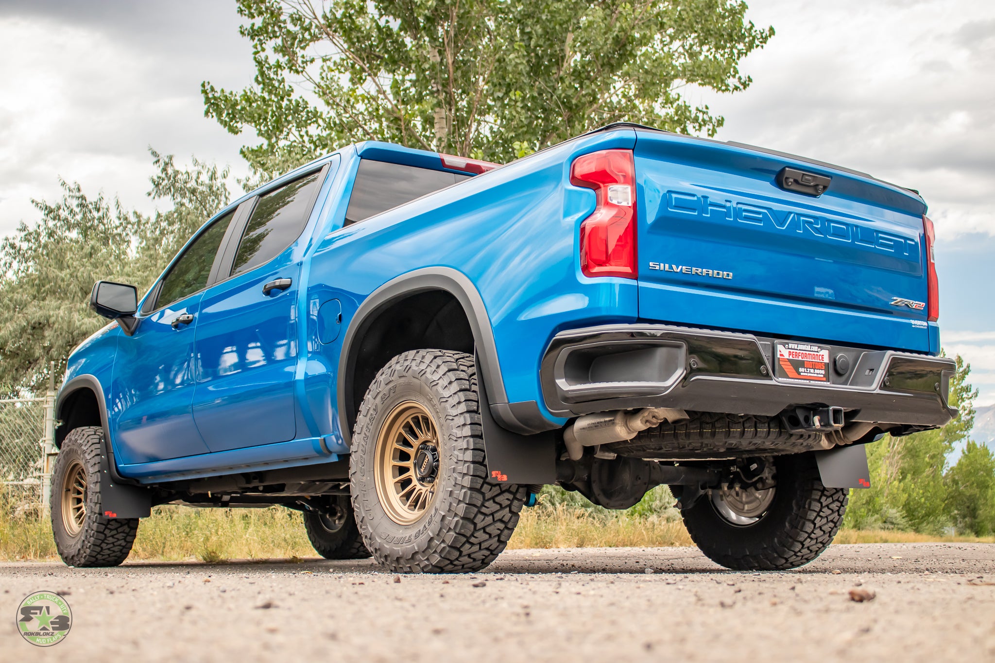 Chevrolet Silverado 1500 ZR2 2022+ Mud Flaps — RokBlokz