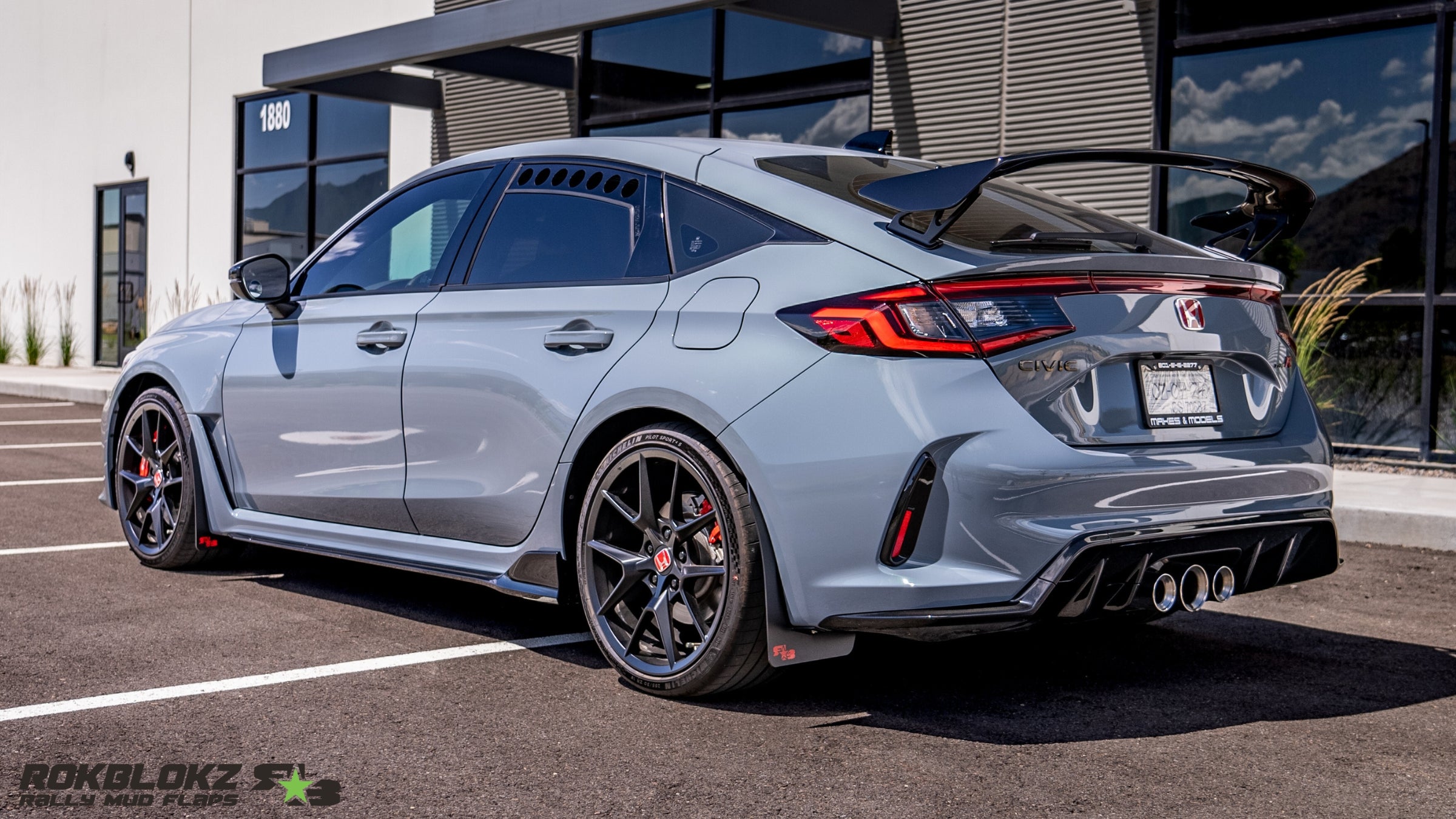 Honda Civic Type R (FL5) 2023+ Rally Mud Flaps — RokBlokz
