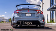 2023 Honda Civic Type R Featuring Rokblokz Rally Mud Flaps - rear view