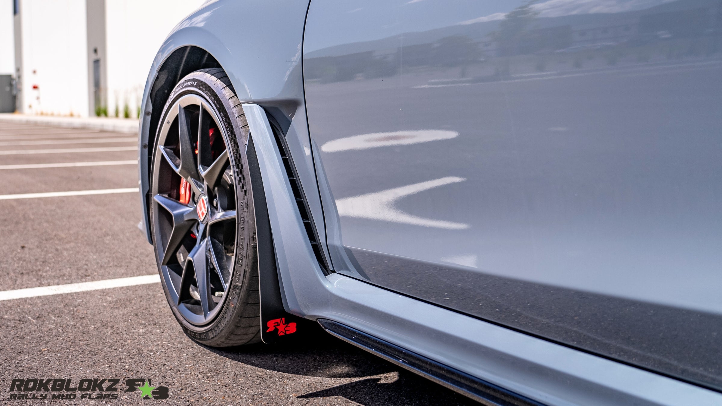 Honda Civic Type R (FL5) 2023+ Rally Mud Flaps — RokBlokz