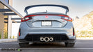 2023 Honda Civic Type R featuring Rokblokz rally inspired Splash Guards in black - rear view