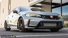 2023 Honda Civic Type R featuring Rokblokz rally inspired Splash Guards in black - front view