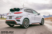 RallyflapZ ShortieZ Black Mudflaps & Fixings – Fits Hyundai Kona N 2021-2023 (4mm PVC, Front & Rear)