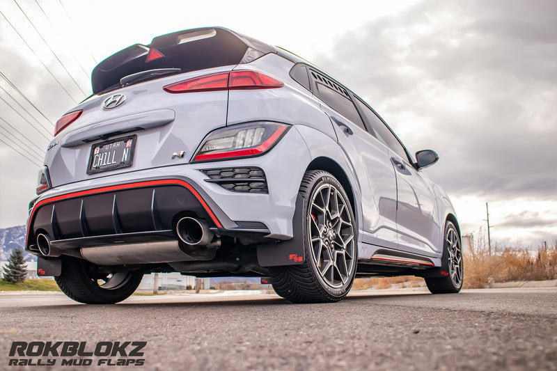 Hyundai Kona 2018-2023 Rally Mud Flaps