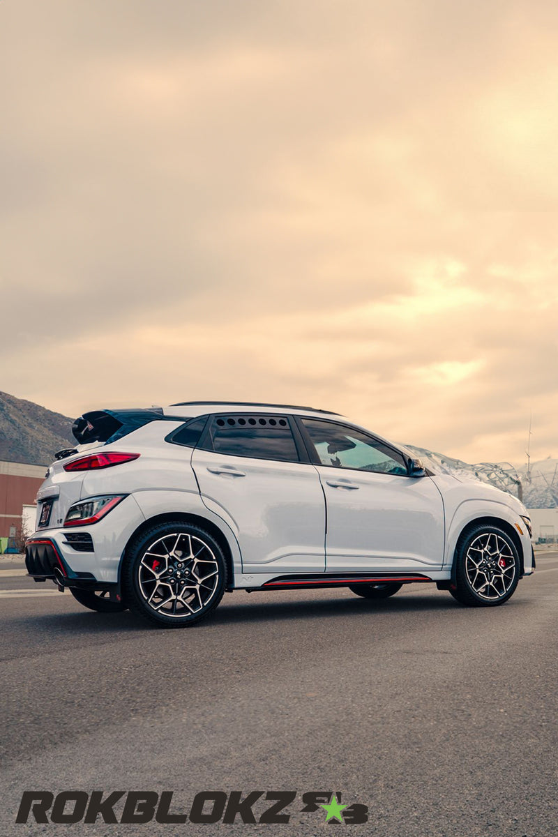 18-23 Hyundai Kona Featuring Rokblokz Window Vents 2