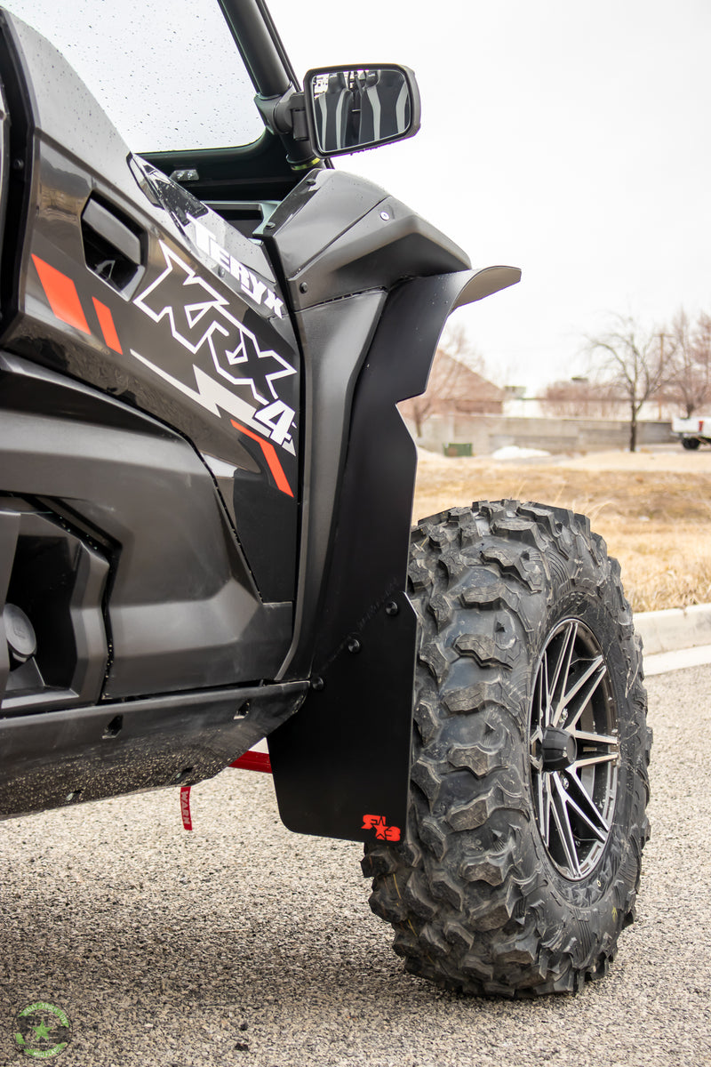 2023+ Kawasaki KRX 4 1000 FT. Rokblokz UTV Fender Kit, and mud flaps - Front Fender Flare