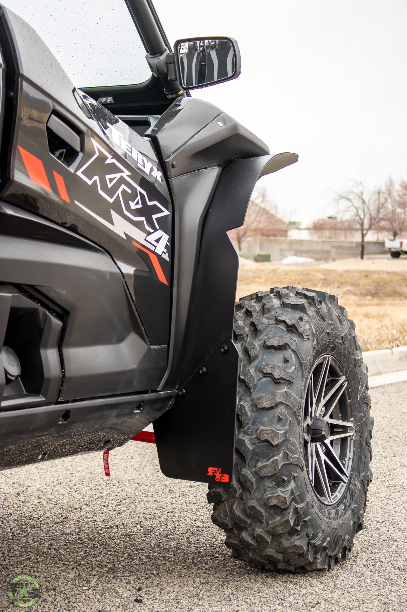 KRX 1000 Wider Extended Fender Flares, A & UTV PRO Front & Rear XXL Mud Flaps Mud Guards Extension For Kawasaki Teryx KRX 1000 2020 2021 2022 2023