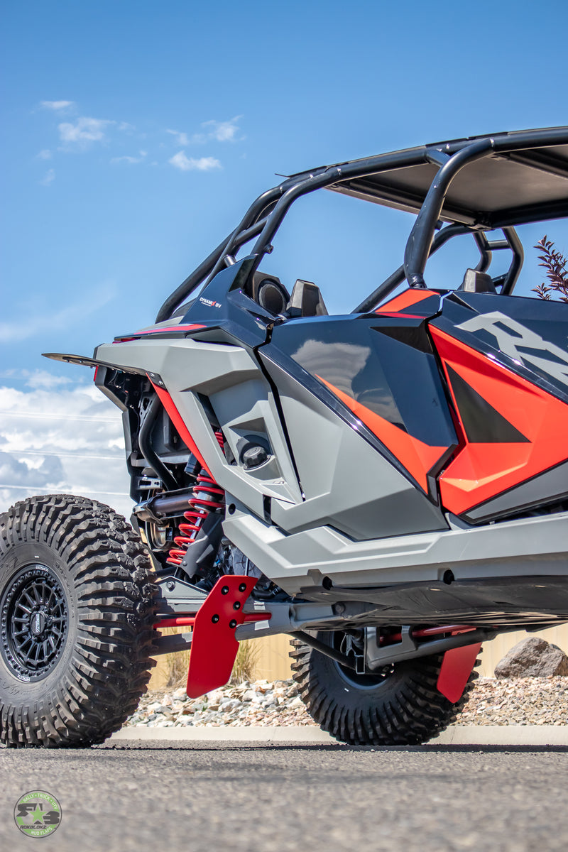 2023 Polaris RZR Turbo R ft. Rokblokz Trailing Arm mud flaps.19